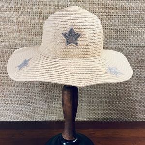 🌟3xHP🌟Kids NWOT Sequin Star Floppy Sun Hat OSFM